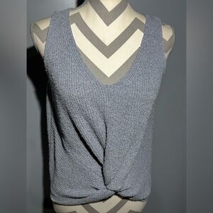 Wishlist Gray Textured Tank Top